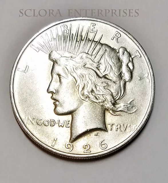 1926 D Peace Dollar  *90% Silver*  *Xf - Extremely Fine*