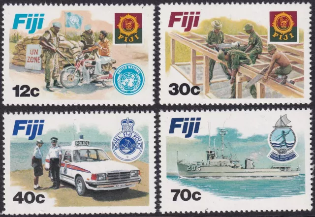 Fiji 1982 Forces. Set of four. Unmounted Mint. SG 632-635.