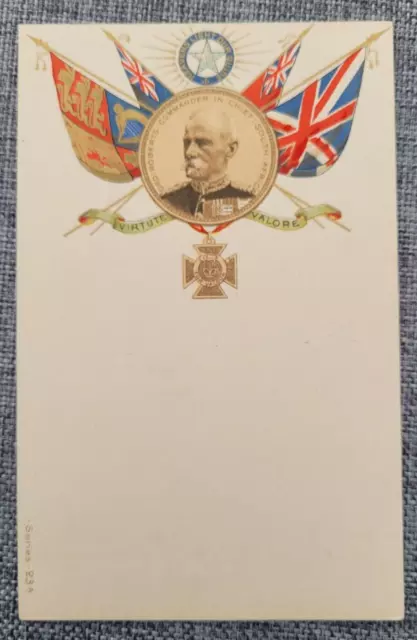 Lord Roberts Commander In Chief South Africa Boer War Postcard
