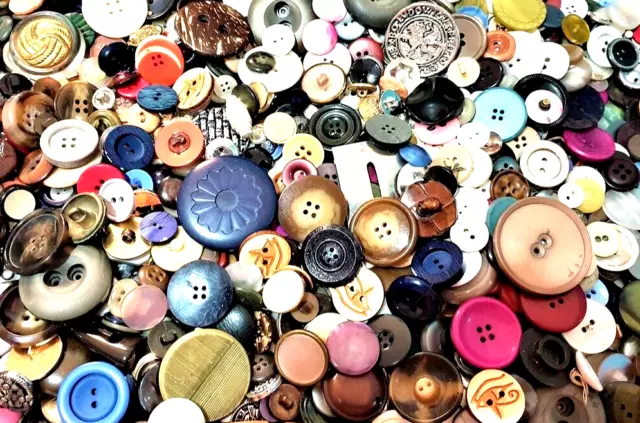 Bargain Bag 500g Assorted Mixed Buttons Scrapbooking Sewing art craft random mix