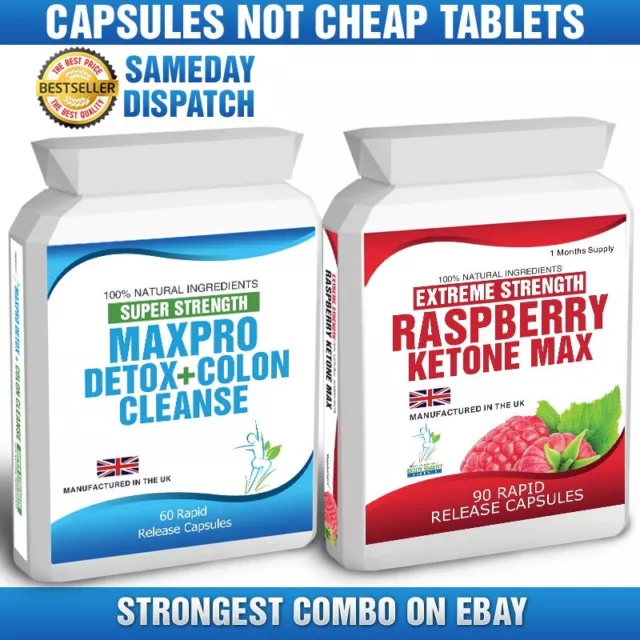 90 Raspberry Ketone Max Plus 60 Colon Cleanse Weight Loss Slimming Dieting Tips