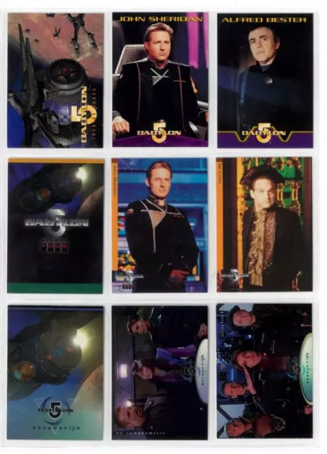 "Babylon 5" lot of your choice of 10 trading cards, promos, inserts