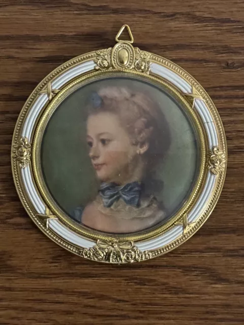 Original French Portrait From The 18th Century