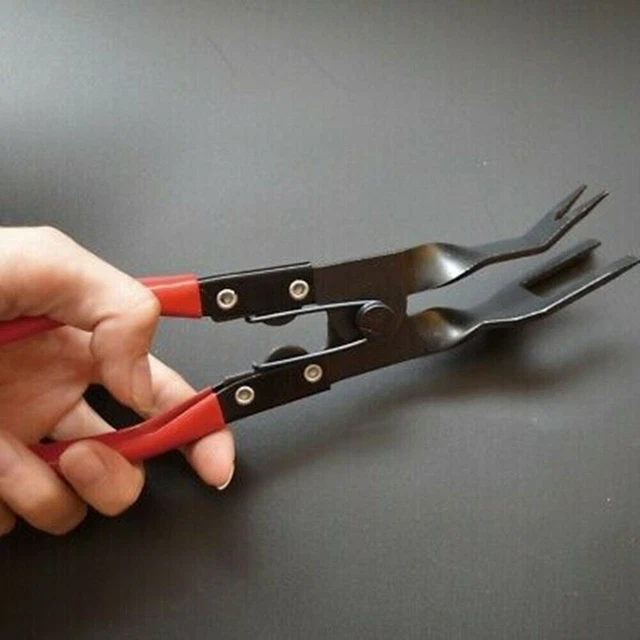 1 Pcs Red Pipe Fuel Hose Installer Remover Removal Clip Clamp Plier Tool NEW