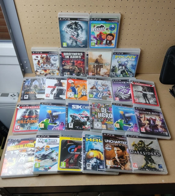 Lot De 8 Jeux PS3 PAL - Inclut Uncharted 2 - Bon état - Jeux Sony PlayStation 3 D'occasion