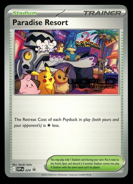 POKEMON WORLD CHAMPIONSHIP 2025 Sealed Paradise Resort SVP