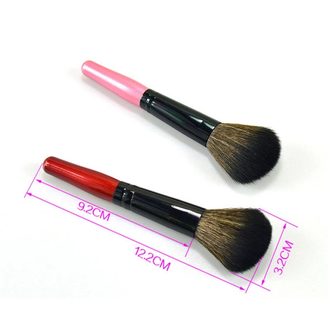 2 Pcs Makeup Brush Set Mineral Powder Brush Blending Brush Cosmetics Brush Set