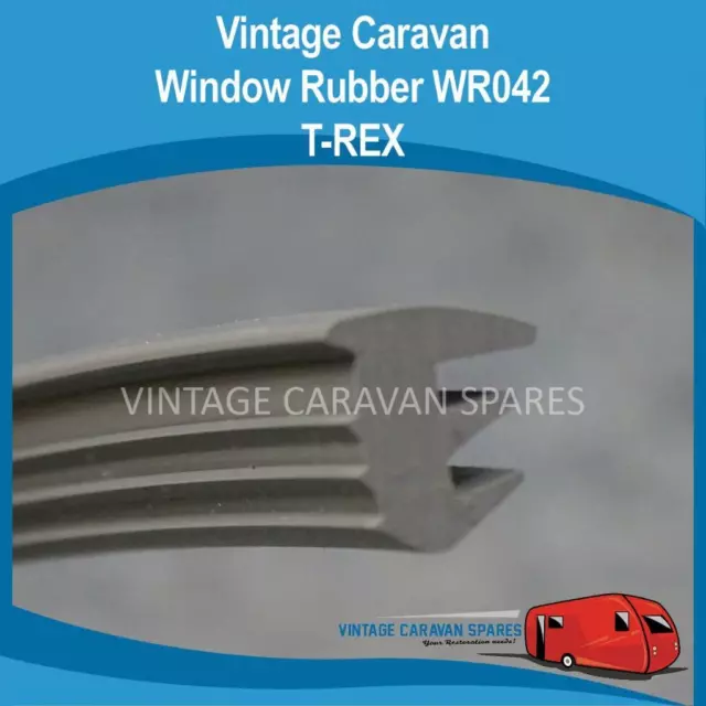 Caravan WINDOW RUBBER  ( T-REX ) Vintage Roma  Chesney Franklin Viscount   WR042