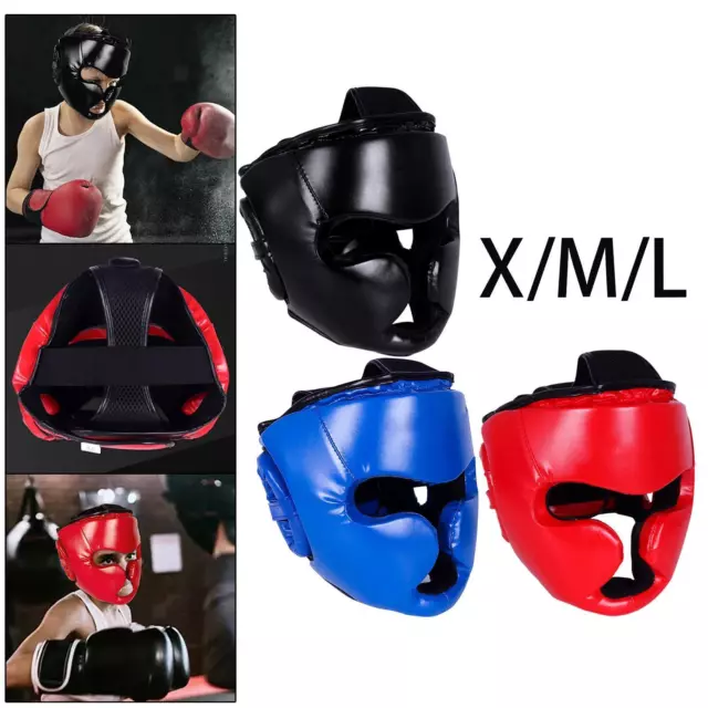 Casque de boxe protecteur confortable Muay Thai Training Mma Head Gear