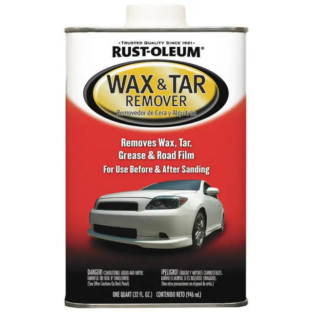 RUST-OLEUM 251475 Wax and Tar Remover,1 qt Spray Bottle