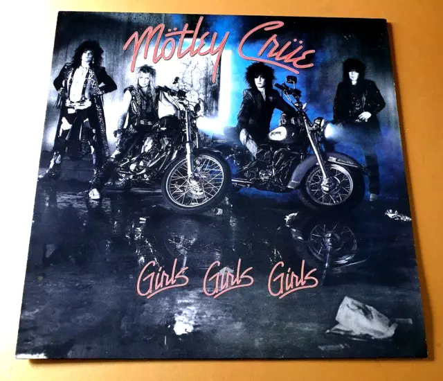 Motley Crue~~Girls Girls Girls~~1987~~German Press~~Elektra Records