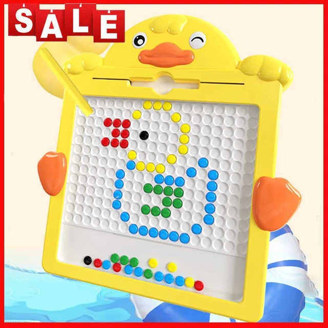 Tablero de dibujo portátil de bolas de acero diseño de dibujos animados tablero de escribir para niño pequeño