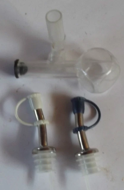 Lot De 3 Anciens Doseurs à Poudre Vintage – Fabriqués En France