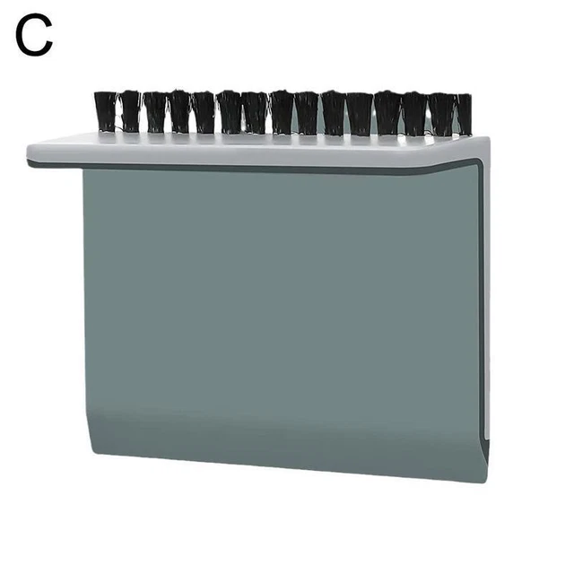 Grey 2-in-1 Multipurpose Kitchen Sink Squeegee Cleaner and Brush Countertop N K1