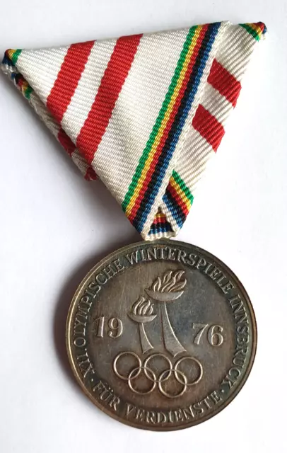 Stampatria Olimpiadi Medaglia Per Al Valore Invernali Innsbruck 1976
