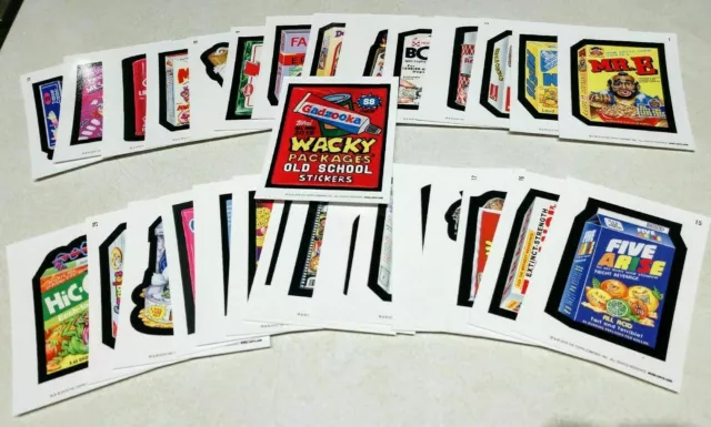 2019 Wacky Packages Old School Series 8 OLDS8 Ludlow singles Complete Your Set