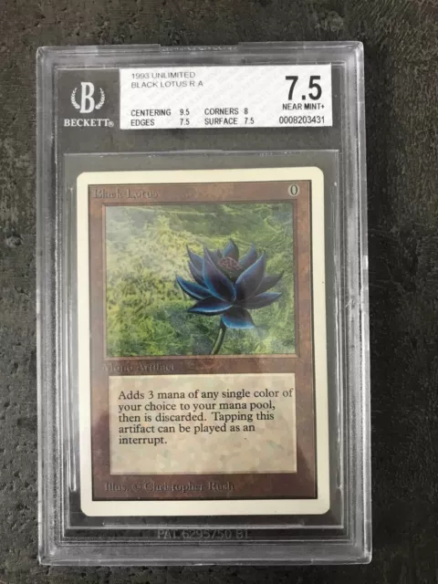 Black Lotus unlimited BGS 7.5 MTG MAGIC