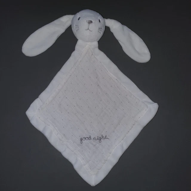 doudou plat lapin blanc lange good night kiabi simba toys velours neuf