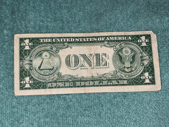 Circulated 1935-G Silver Certificate Blue Seal - Torn Corner 2