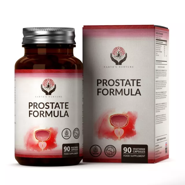 Prostata Supplement 90 Kapseln | Sägepalme Harnwege Gesundheit Harnwegsinfektion Unterstützung