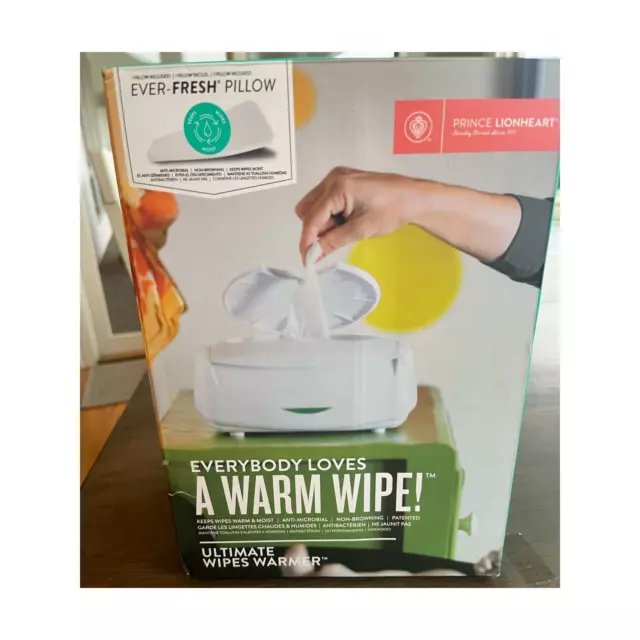 New! Prince Lionheart Ultimate Wipes Warmer, baby gift, newborn