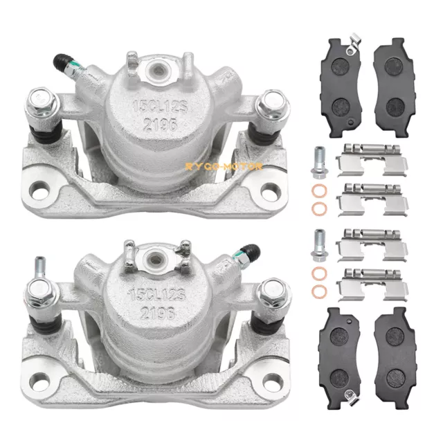 Front Brake Calipers & Pads for Honda Pioneer 700 520 500 SXS700 SXS500 SXS520