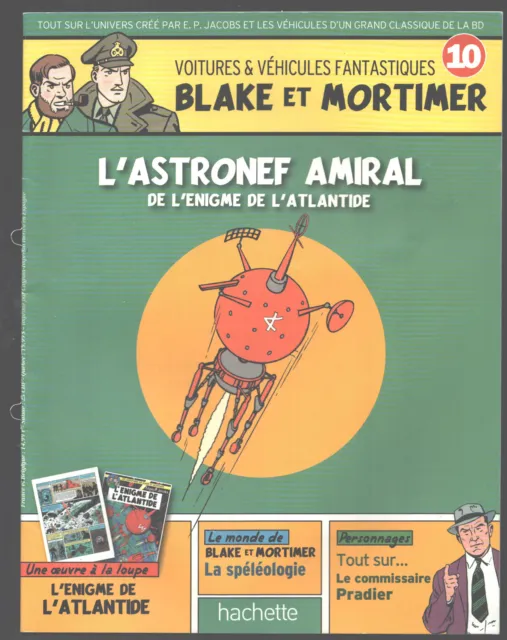 Fascicule Voitures & Vehicules Fantastiques De Blake Et Mortimer N°10 Tbe
