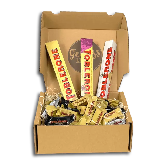 (35,90 EUR/kg) Genussleben Box mit Toblerone 500g Mix