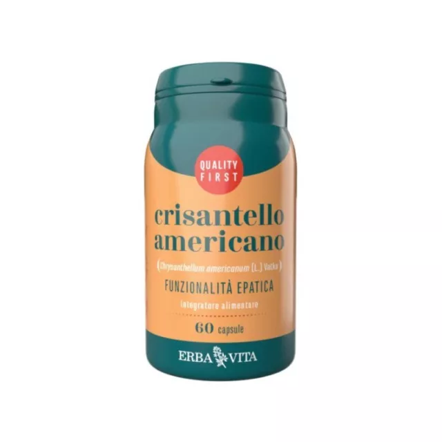 ERBA VITA Crisantello americano - Liver Health Supplement 60 Capsules