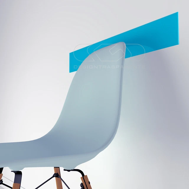 BATTISEDIA PLEXIGLASS NERO Lucido Salva Muro 99x10cm Spes 3mm Designtrasparente EUR 14,00 - IT