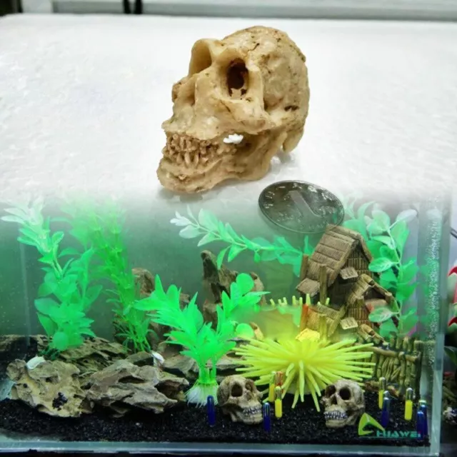 Simulation Ornament Reptile Cave Artificial Resin Aquarium Fish Tank Decorations 2