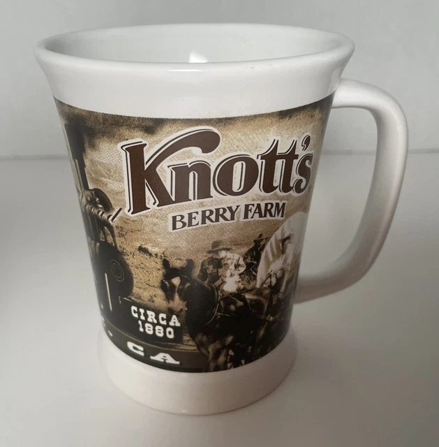 VINTAGE KNOTT'S BERRY Farm Papel Coffee Tea Mug Cup Ceramic California