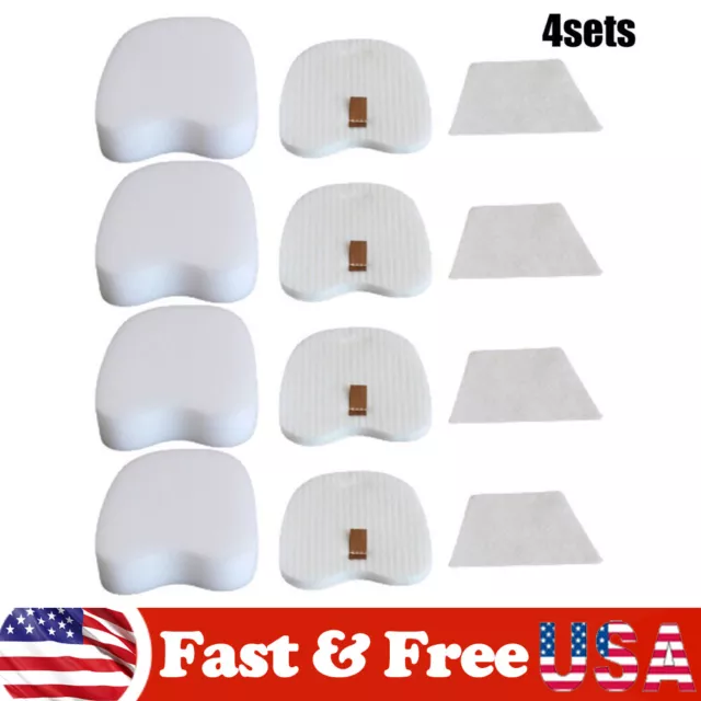 4x Replacement Vacuum Foam Felt Filter For Shark Rocket UV330 UV380 UV422 UV480