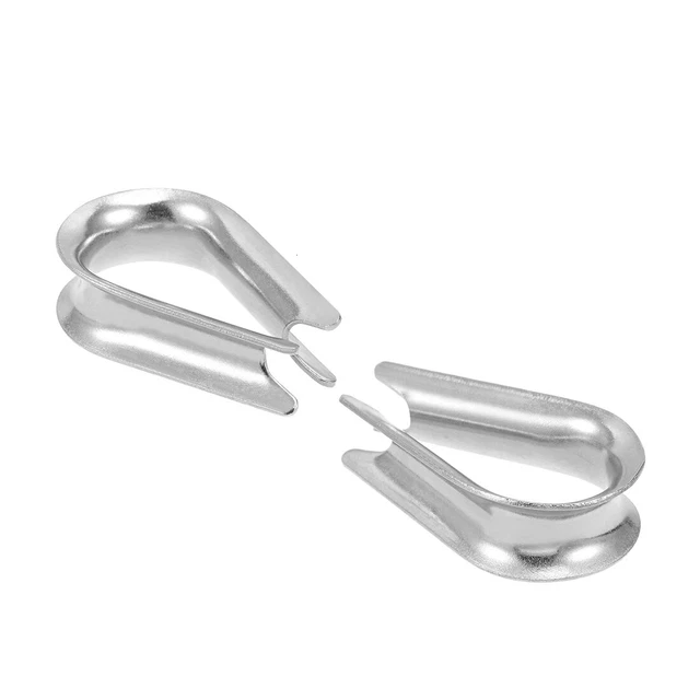 10 Pièces acier inoxydable M10 19/64"-11/32" Câble dés gréement