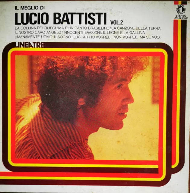 Il Meglio Di Lucio Battisti Vol. 2 LP VINILE 33 Giri Linea Tre