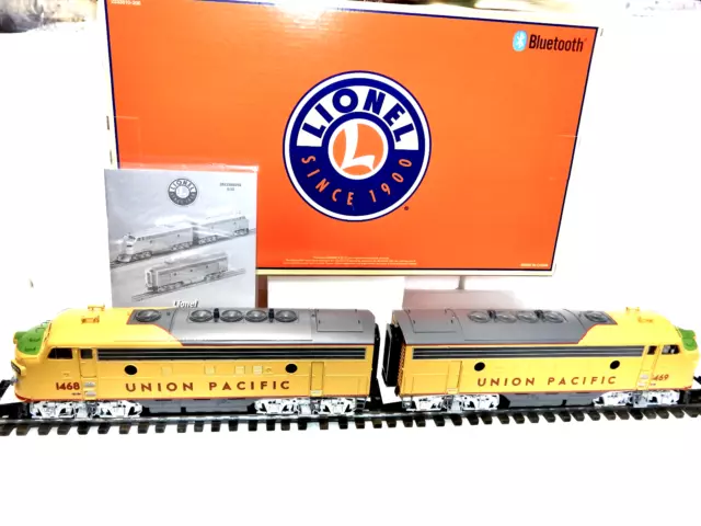 Lionel Legacy Union Pacific F7 AA Diesel Engines-Both Powered w Dual Motors!-New