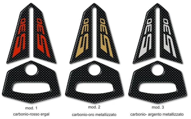 2 ADESIVI in RESINA compatibili per YAMAHA T MAX 530 protezioni PIEDI