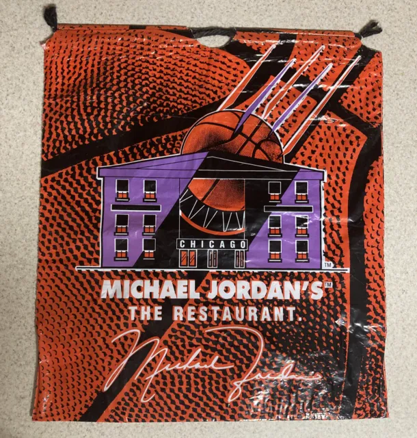 Michael Jordan's The Restaurant Chicago Merchandise Gift Shopping Bag 14 x 16