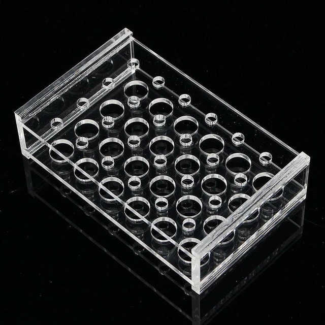 For Testing Tubes 24 Holes Test Tube Rack Holder Storage Lab 2022 New A6A8 A0N8