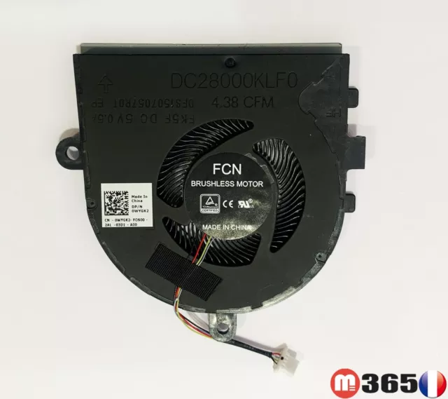 VENTILATEUR pour dell inspiron 3480 3481 5493 latitude 3490  fans ventilateur