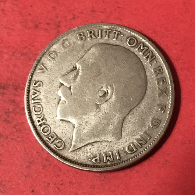 1923 Great Britain ￼Silve One FLORIN KING GEORGE V  COIN