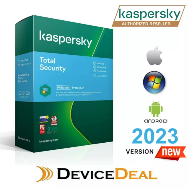 Kaspersky Total Security  1 year single user License Key 2023