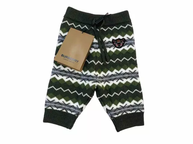 Burberry Boys Moss Green Soft Wool Trousers 6 Months New With Tags RRP£220 £140