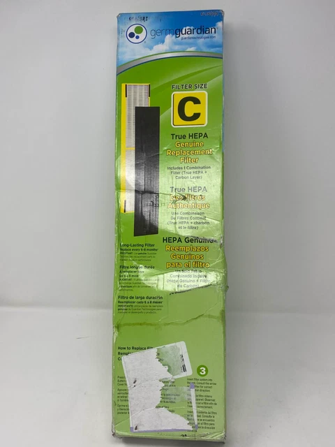 GermGuardian Air Purifier Filter FLT5000 Genuine HEPA Replacement Filter C