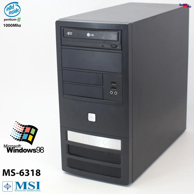 MSI MS-6318 PENTIUM Computadora PC Paralelo RS-232 Windows 98