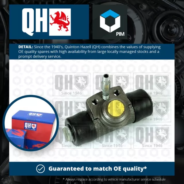 Wheel Cylinder fits VW CADDY Mk1 Rear 1.5 1.6 1.8 1.6D 82 to 92 Brake QH Quality