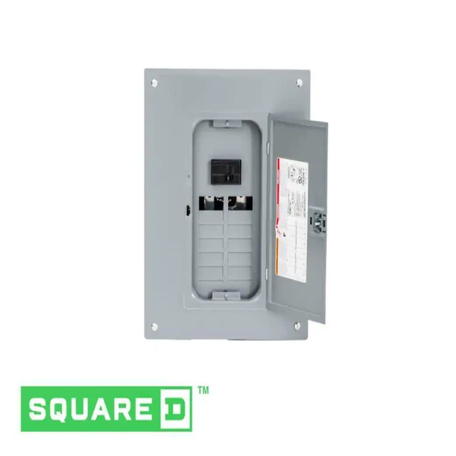 Square D Main Breaker Plug-On Neutral Load Center 100 Amp 12-Space 24-Circuit