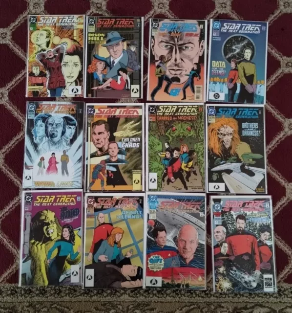 Star Trek Next Generation Comic Book 12-Issue Mixed Lot (DC Comics) 1990-1994