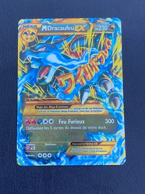Carte Pokemon Fr Xy Étincelles - M Dracaufeu Ex 108/106 Secrete Rare - Nm