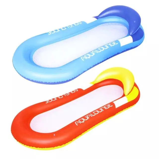 Aufblasbare Wasserbett-Hängematte, Poolschwimmer, schwimmendes PVC-Set